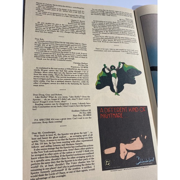 DC Comic Book THE SPECTRE Sept 88 #18 & Oct 88 #19 Vintage 2 Comics Set - Picture 8 of 9